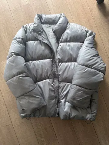 GAP RECYCLED PUFFER 그레이 L 사이즈