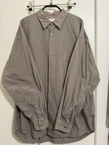 Graphpaper Garment dyed poplin shirt