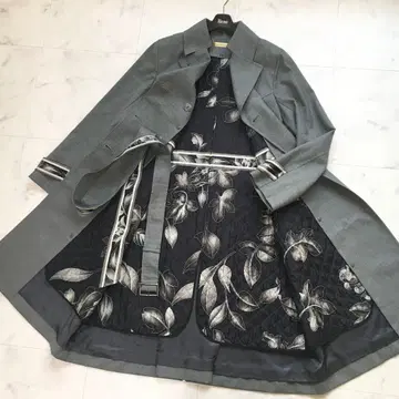 새상품급 LEONARD 레오나르 충전솜 포함 벨트 코트 아우터 42