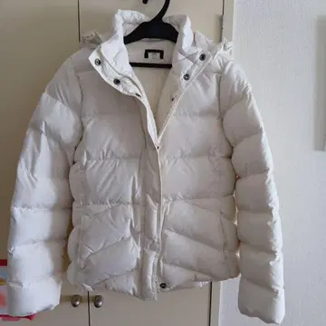 J.CREW 화이트 다운 자켓