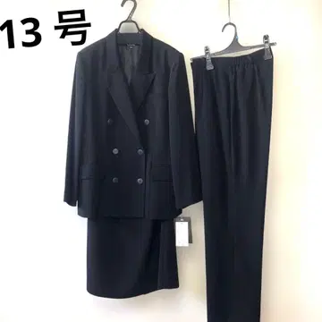 새상품 13호 블랙 정장 세트 (자켓, 스커트, 팬츠) 관혼상제