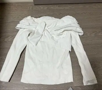 화이트 니트 사이즈 FREE