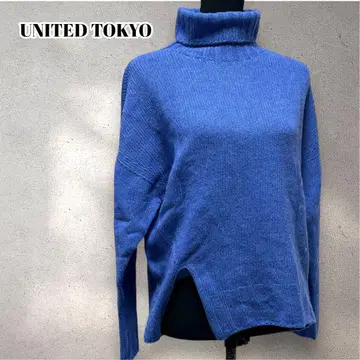 유나이티드 도쿄 터틀넥 니트 울 혼방 S사이즈