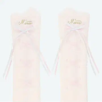 마리 리본 포함 레그 워머