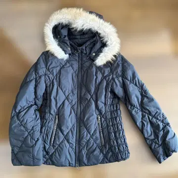 자유구 퀼팅 자켓 퍼 포함