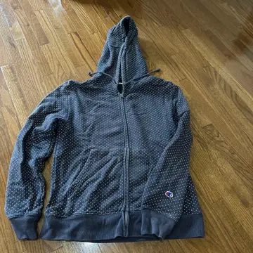 Champion 도트 무늬 후드티 S