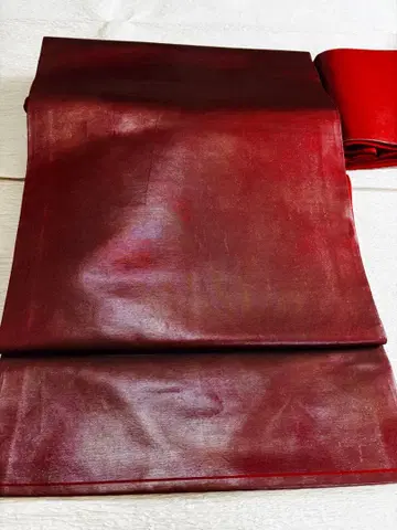 칠 나고야 오비 크림슨색