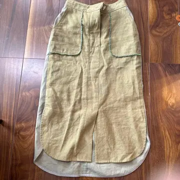 jena espace merveilleux 카키 롱 스커트