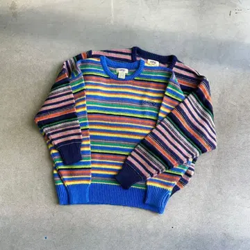 Ciatre mohair mix multi border sweater