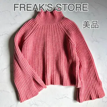 [ 새상품급 울 혼방 ] FREAK'S STORE 하이넥 니트