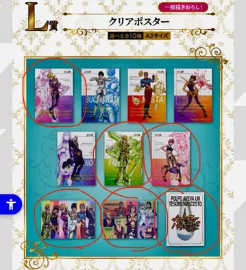 죠죠의 기묘한 모험 황금의 바람 클리어 포스터