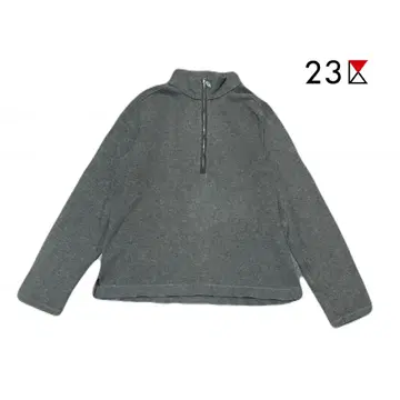 23 HOMME 하프 지퍼 스웨터 48 그레이