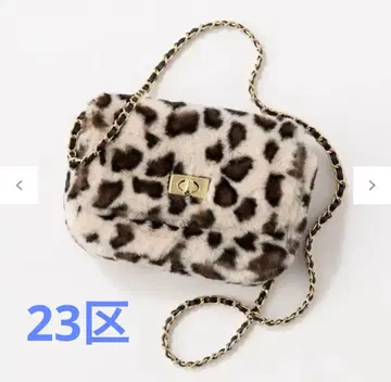 23구 인조 모피 체인 숄더 백