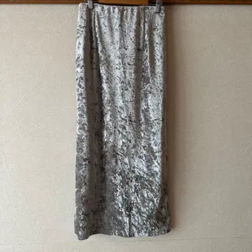 실버 벨로아 타이트 스커트 사이즈 36