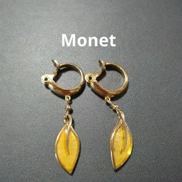MONET 모네 귀찌 빈티지 리프 후프