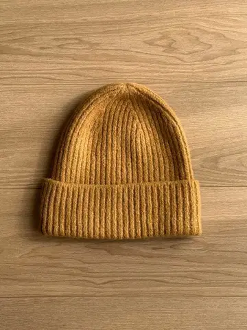 Acr Studios 니트 모자 머스타드색 택 포함 새상품