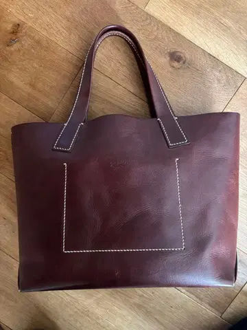 [genten] 겐텐 아 마노 토트백 L 다크 브라운