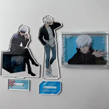 고죠 사토루 아크릴 스탠드 아크릴 블록 묶음 판매 대교류전