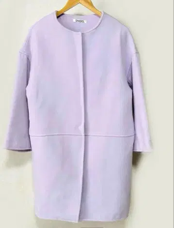 [ 새상품급 ] SNIDEL 노카라 코트 라벤더