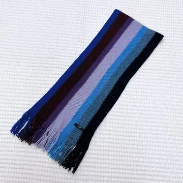 새상품급 23구 옴 멀티 컬러 스트라이프 머플러 울 가을/겨울