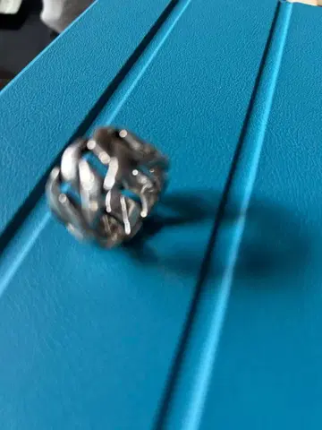 실버 꼬임 스타일 반지