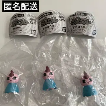 마법진 그루그루 기다림 기플 3개 가챠 캡슐 토이 반다이