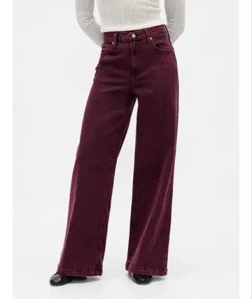 하이라이즈 스트라이드 와이드 데님