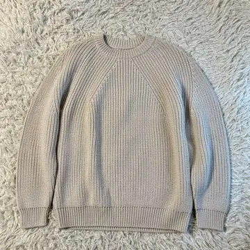 [ 새상품급 ] 바토너 시그니처 크루넥 니트 아이보리