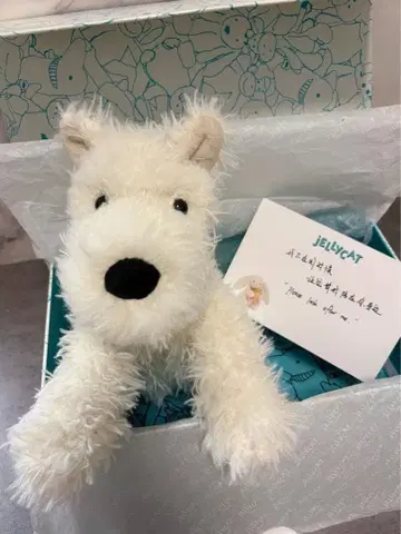 화이트 봉제 인형