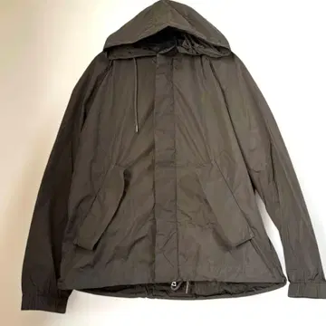 GLOBALWORK 다크 카키 나일론 자켓 후드 부착 M 1점 한정 상품