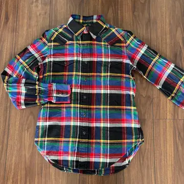 체크 무늬 플란넬 셔츠 긴팔 멀티 컬러