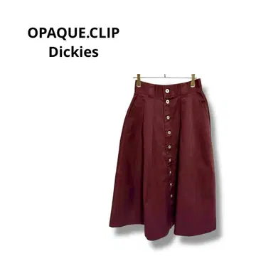 [오페크 도트 클립 디키즈] 플레어 스커트 롱 성인 귀여움