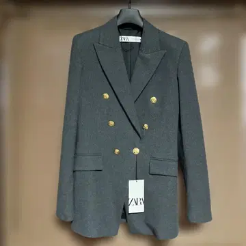ZARA 그레이 테일러드 자켓