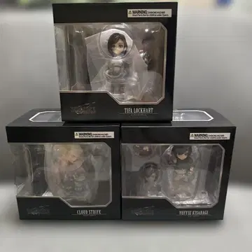 파이널 판타지 7 어도러블 아츠 클라우드, 티파, 유피 3체