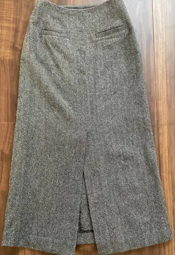 프론트 슬릿 롱 스커트 Aga 스콧 클럽 좋아하시는 분 9호 캐시미어 모