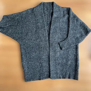 그레이 니트 가디건 긴팔