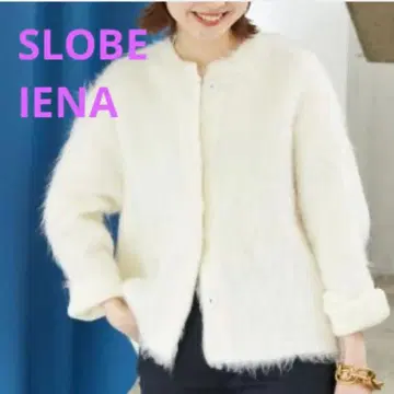 슬로브 이에나 샤기 니트 가디건