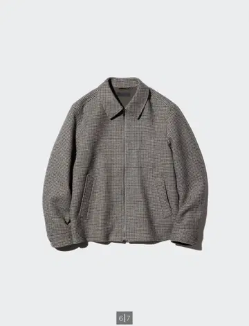 싱글 컬러 숏 블루종