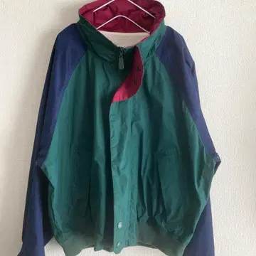 90s 빈티지 아노락 자켓 멀티 컬러 XL 아메카지