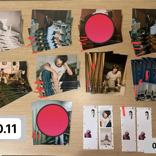 방탄 진 해피 팝업 사진 인화사진 세트 엽서 포카 특전