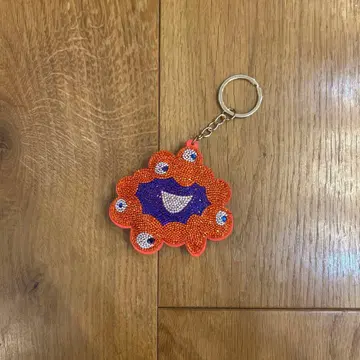 오사카 간사이 만박 오렌지 컬러 미야쿠미야쿠 아크릴 키링