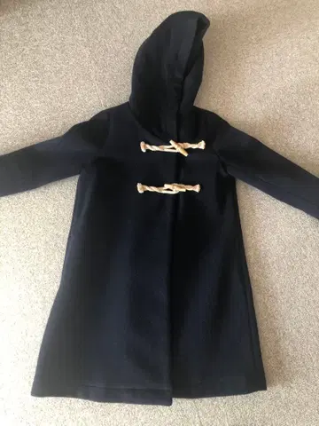 미즈이로 인드 더플 코트 네이비