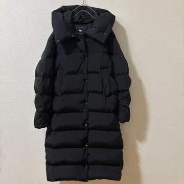 ZARA 블랙 빅 사이즈 롱 다운 코트 벤치 코트