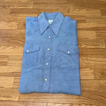 70s BIG MAC JCPenney 샴브레이 셔츠