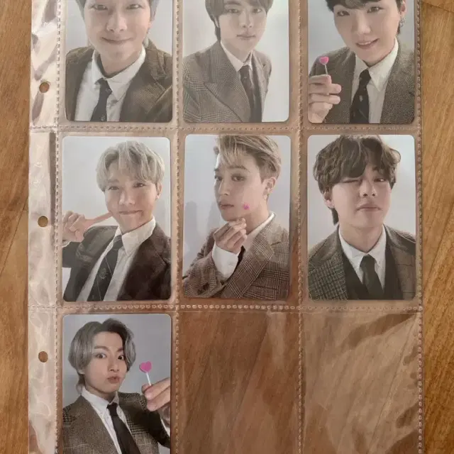 BTS 방탄 디데이캘린더 포카 개별