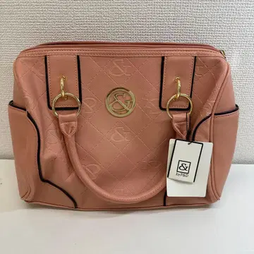 P&D 핑크 핸드백 중형