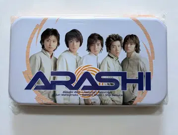 아라시 초기 굿즈 캔 펜 케이스 [미개봉]