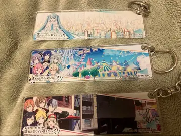 CHUNITHM 프로세카 콜라보 키링 3종 세트