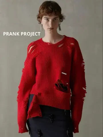 PRANKPROJECT 플랭크 프로젝트 하드 크러쉬 니트 스웨터