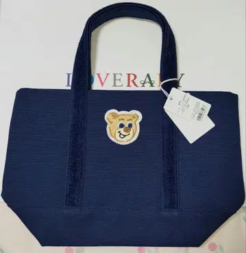 당일 발송 러브러리 바이 페이 올드 테디 토트백 스몰 네이비